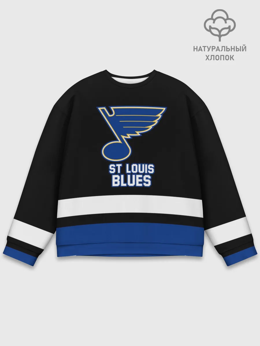 Мужской свитшот базовый / Сент-Луис Блюз