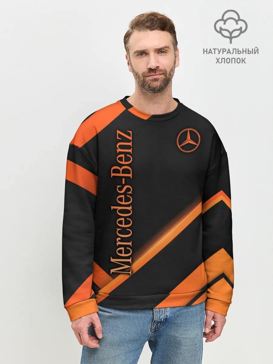 Мужской свитшот базовый / Mercedes-Benz
