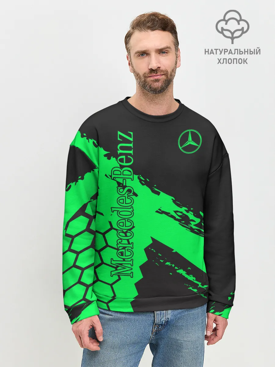 Мужской свитшот базовый / Mercedes-Benz