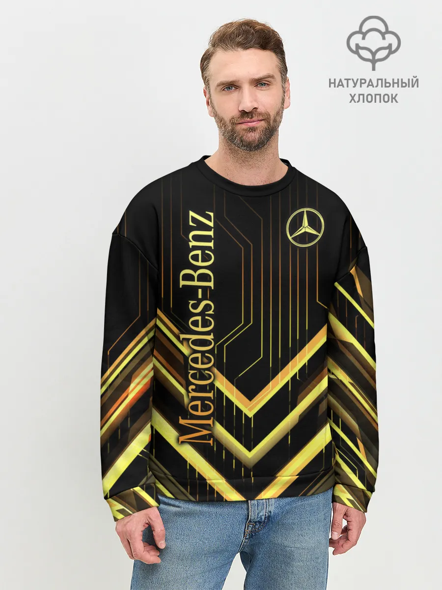 Мужской свитшот базовый / Mercedes-Benz