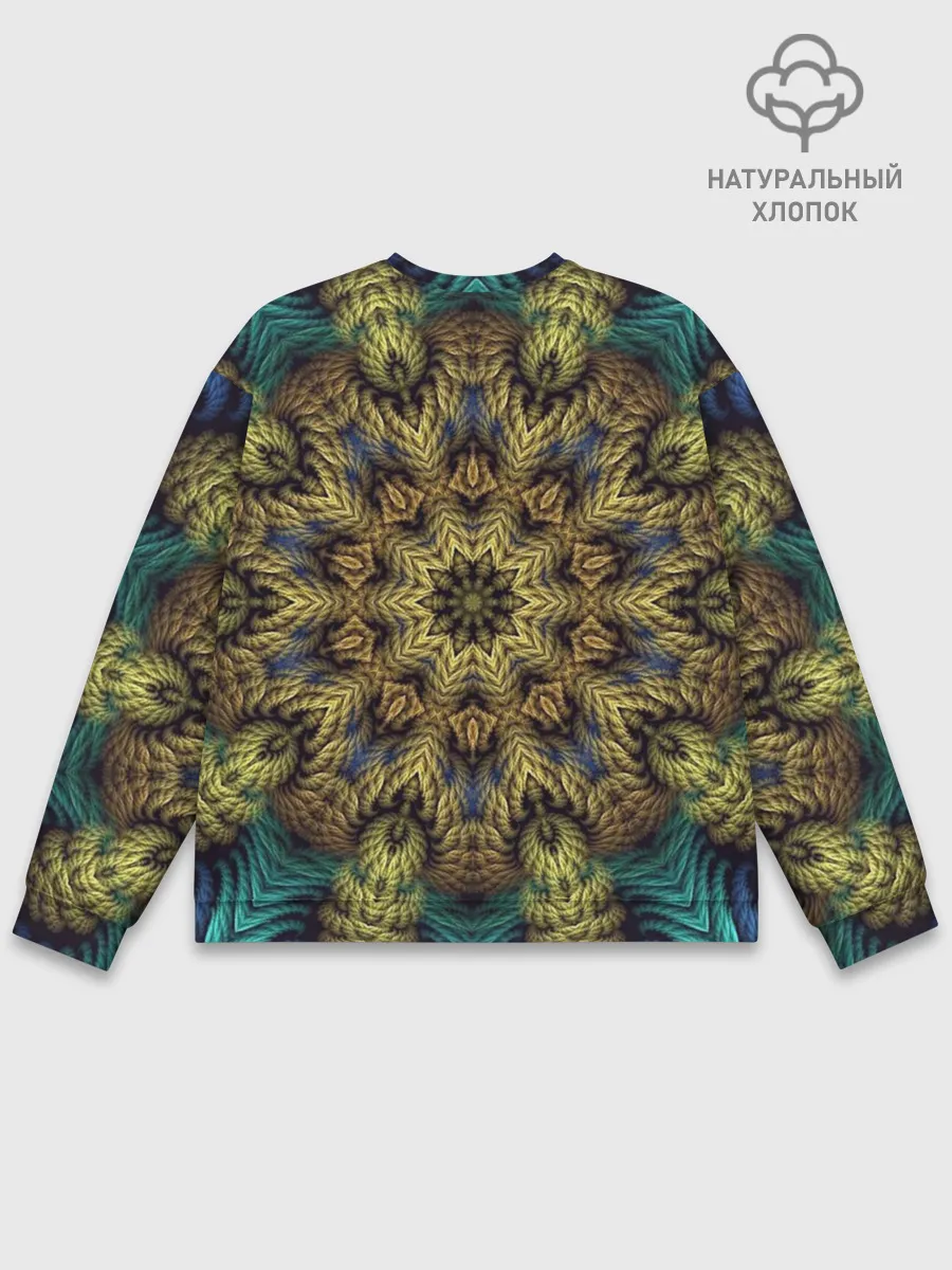 Мужской свитшот базовый / Мандала