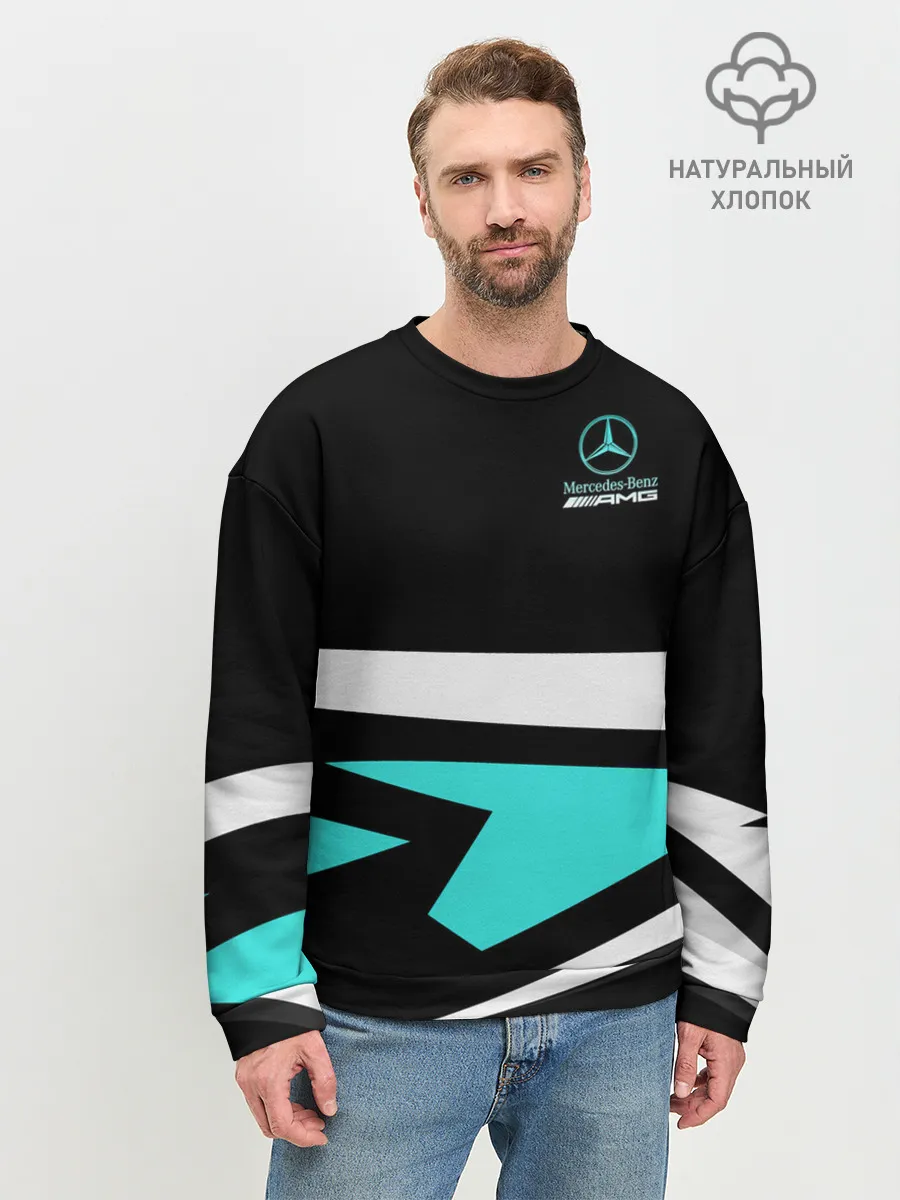 Мужской свитшот базовый / Mercedes-AMG