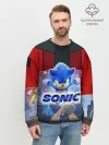 Мужской свитшот базовый / Соник 2020