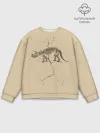 Мужской свитшот базовый / Triceratops skeleton