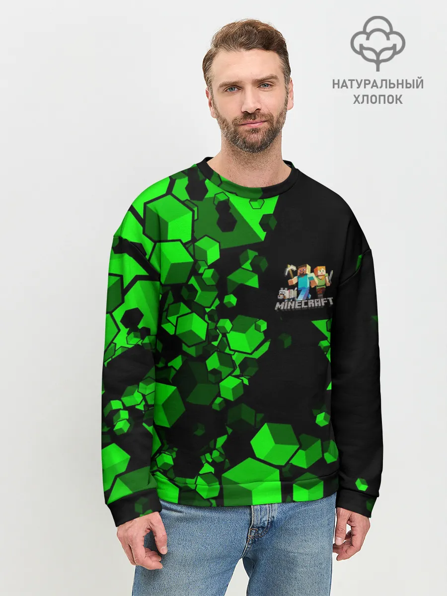 Мужской свитшот базовый / MINECRAFT