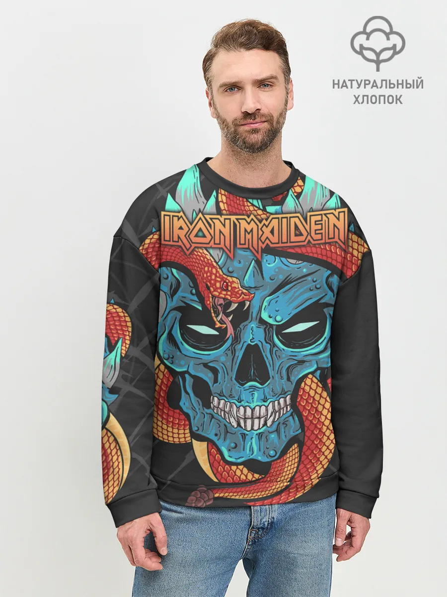 Мужской свитшот базовый / Iron Maiden
