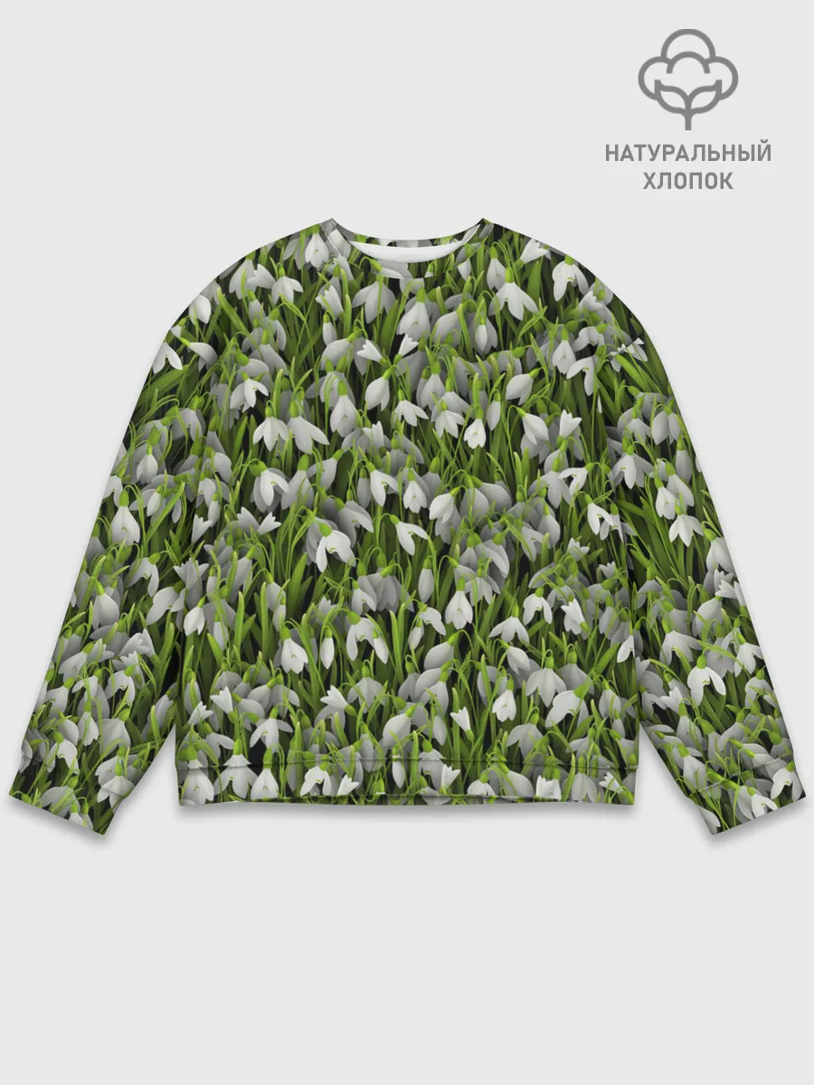 Мужской свитшот базовый / Подснежники
