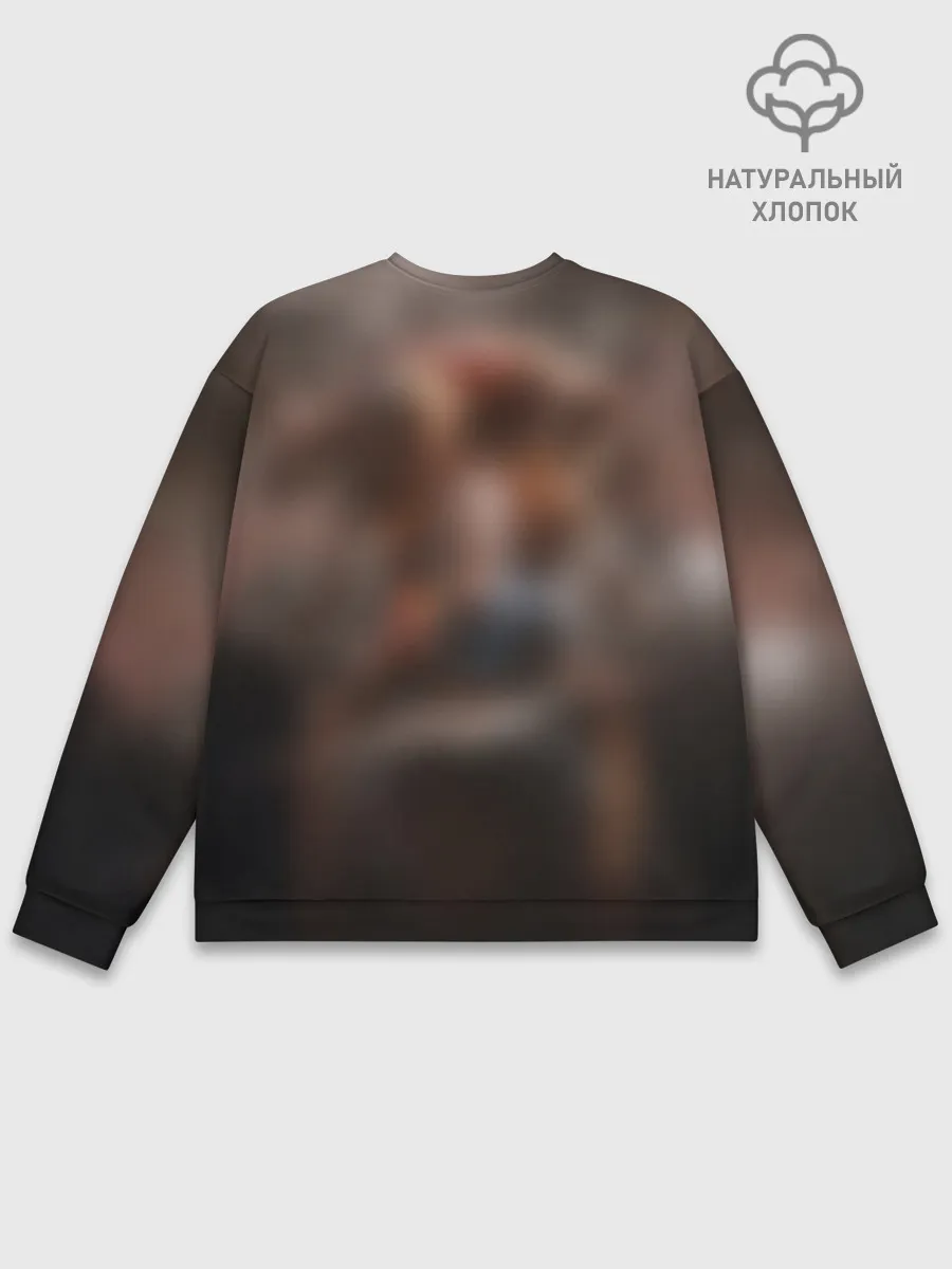 Мужской свитшот базовый / КРОВЬ И ВЕДЬМАК