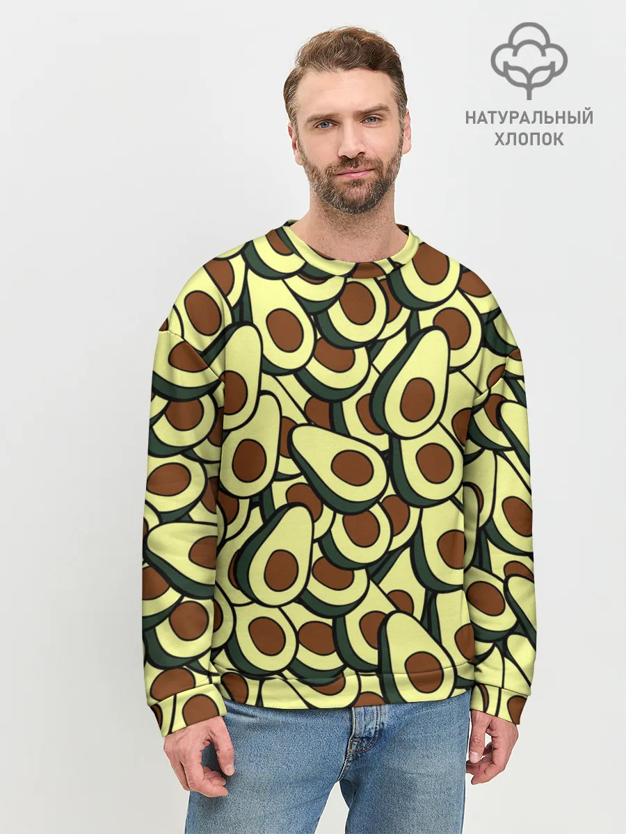 Мужской свитшот базовый / Авокадо