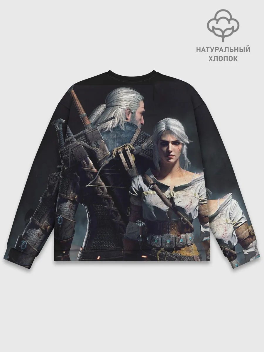 Мужской свитшот базовый / Ведьмак Геральд