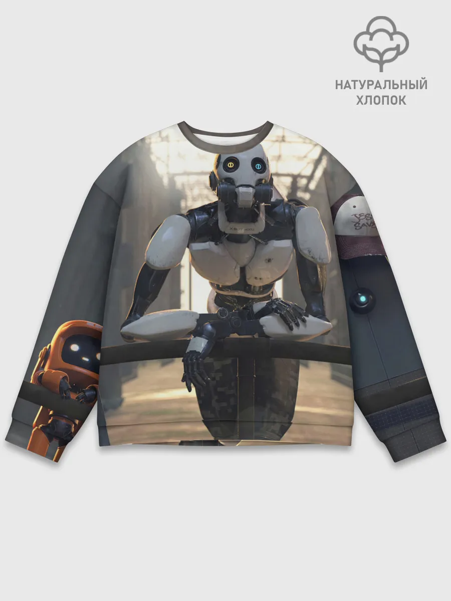 Мужской свитшот базовый / Любовь Смерть Роботы