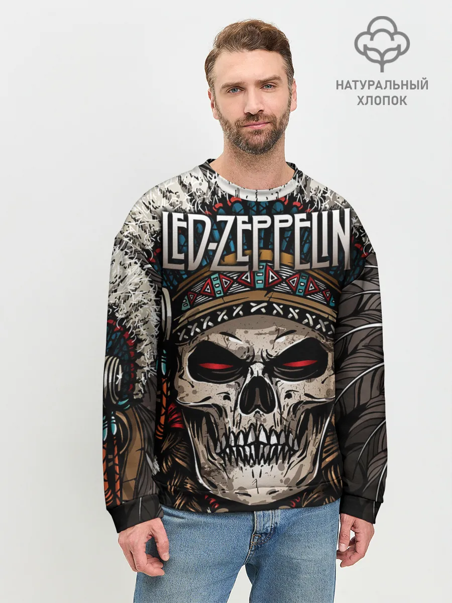 Мужской свитшот базовый / Led Zeppelin