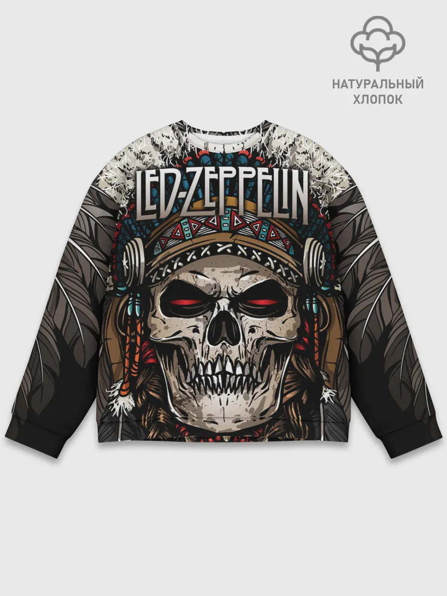 Мужской свитшот базовый / Led Zeppelin