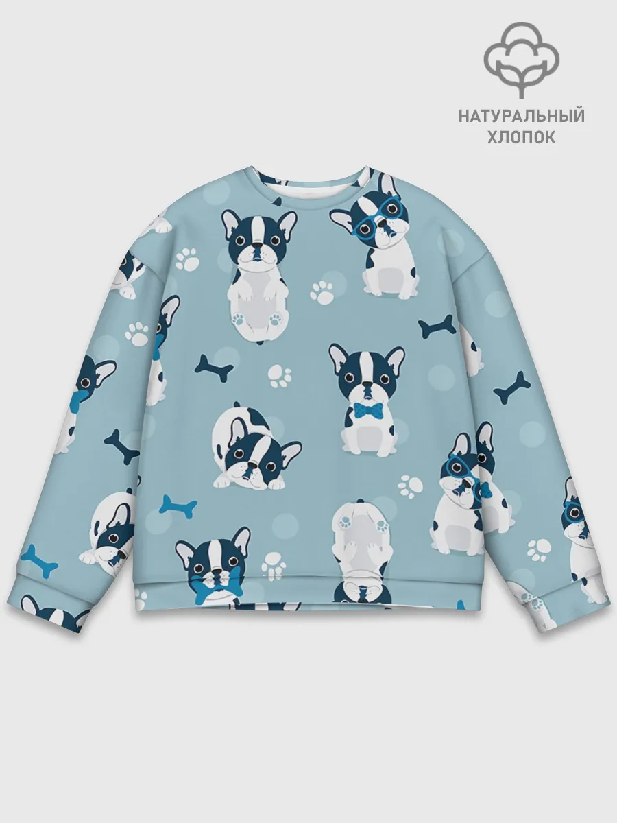 Мужской свитшот базовый / Собачки