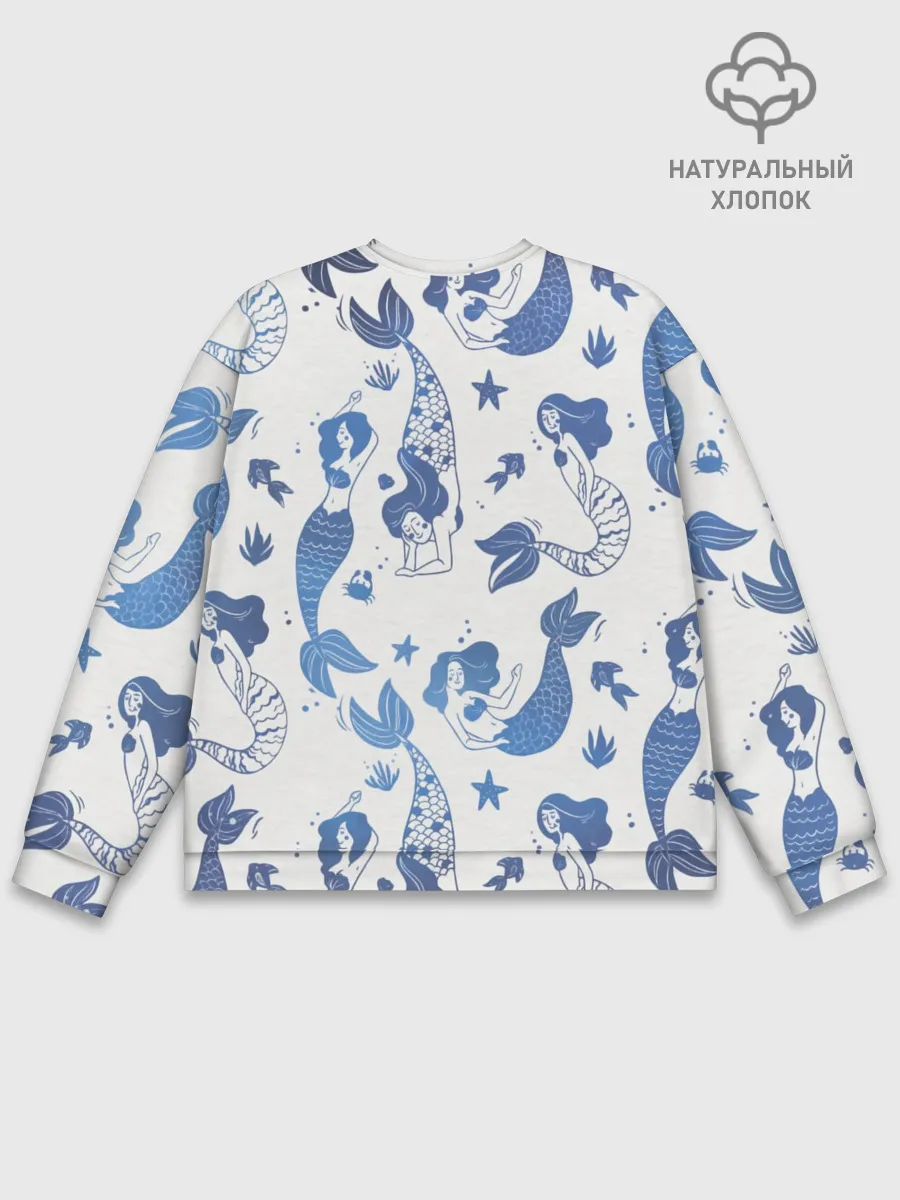 Мужской свитшот базовый / Мир русалок