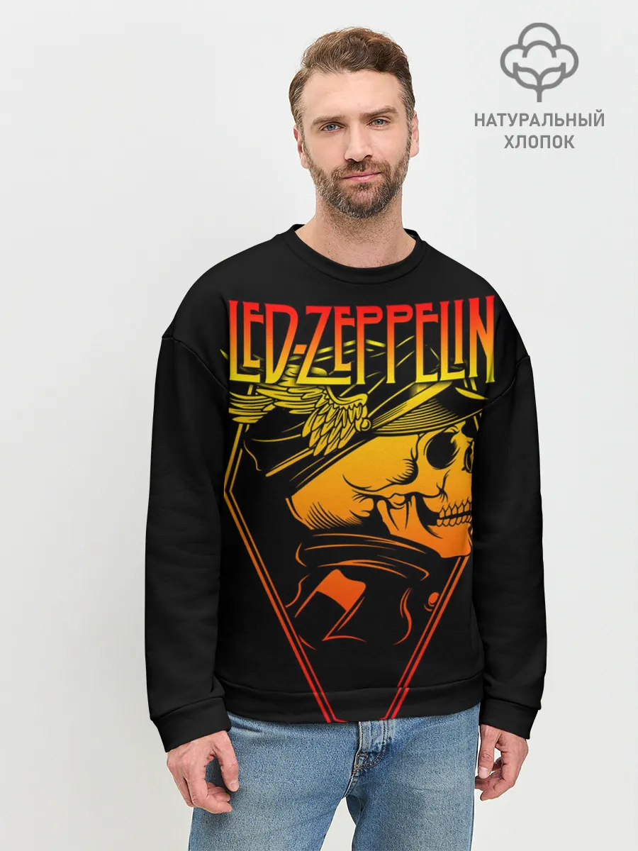 Мужской свитшот базовый / Led Zeppelin