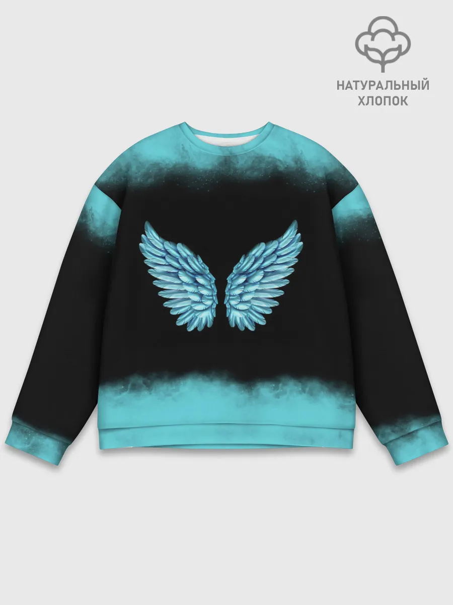 Мужской свитшот базовый / Крылья Ангела