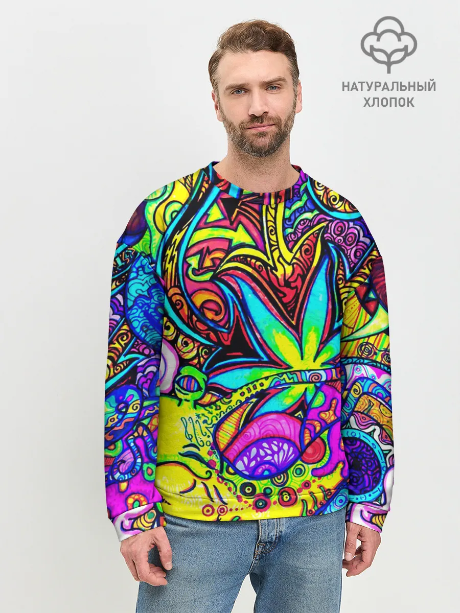 Мужской свитшот базовый / PSY ABSTRACTION