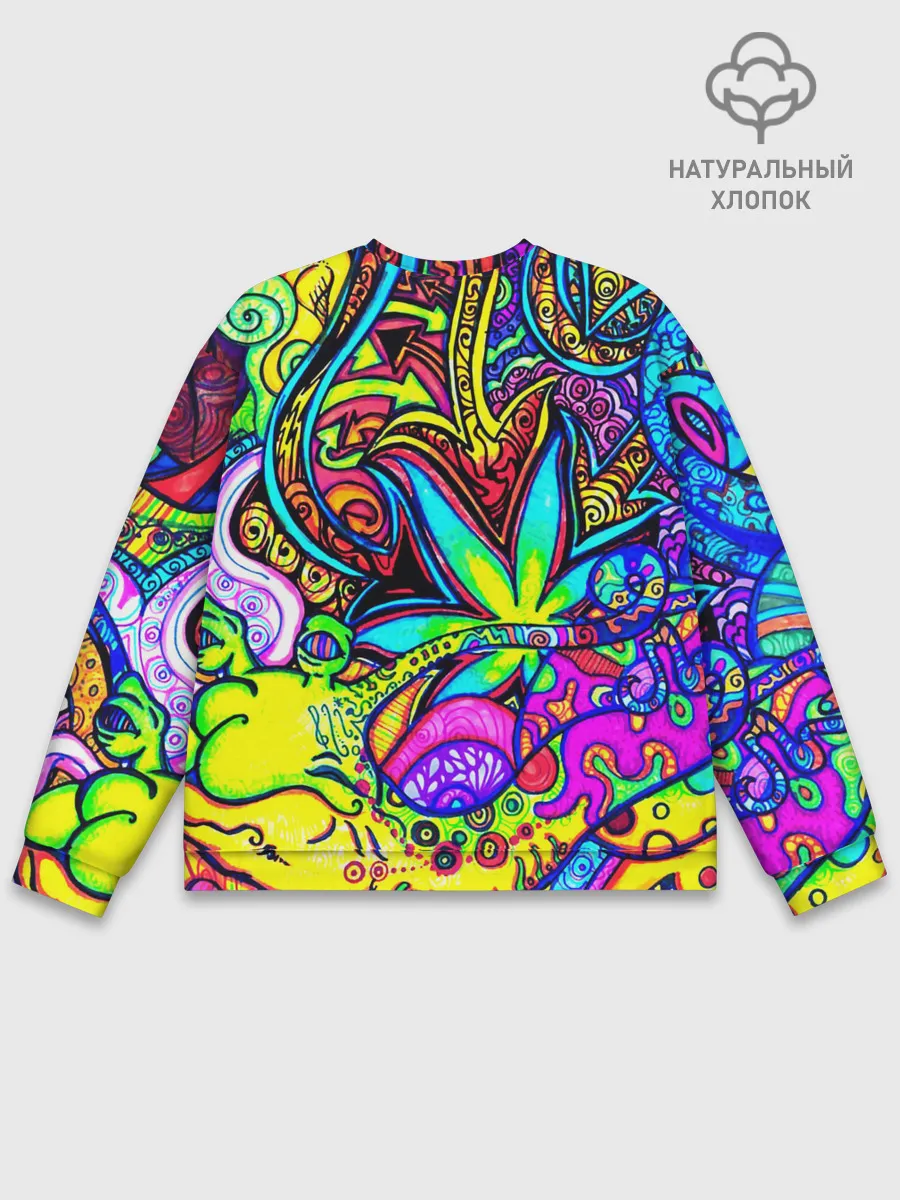 Мужской свитшот базовый / PSY ABSTRACTION