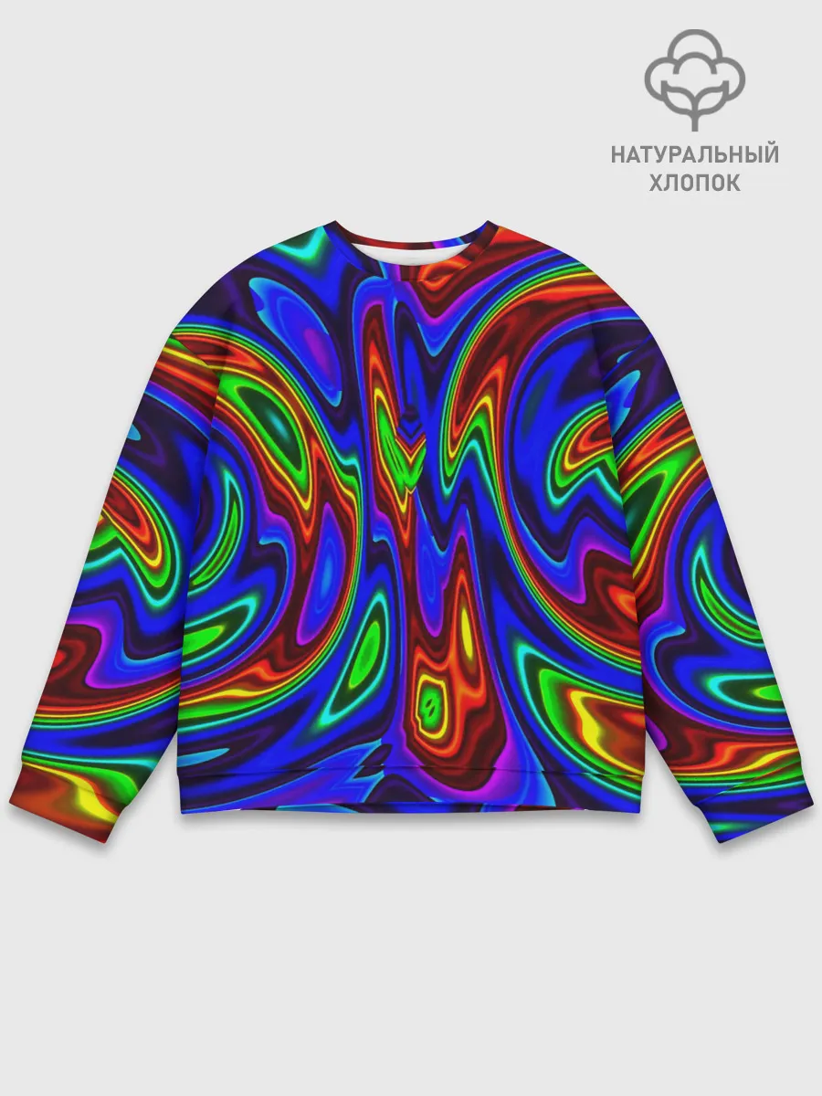 Мужской свитшот базовый / НЕОНОВЫЕ КРАСКИ