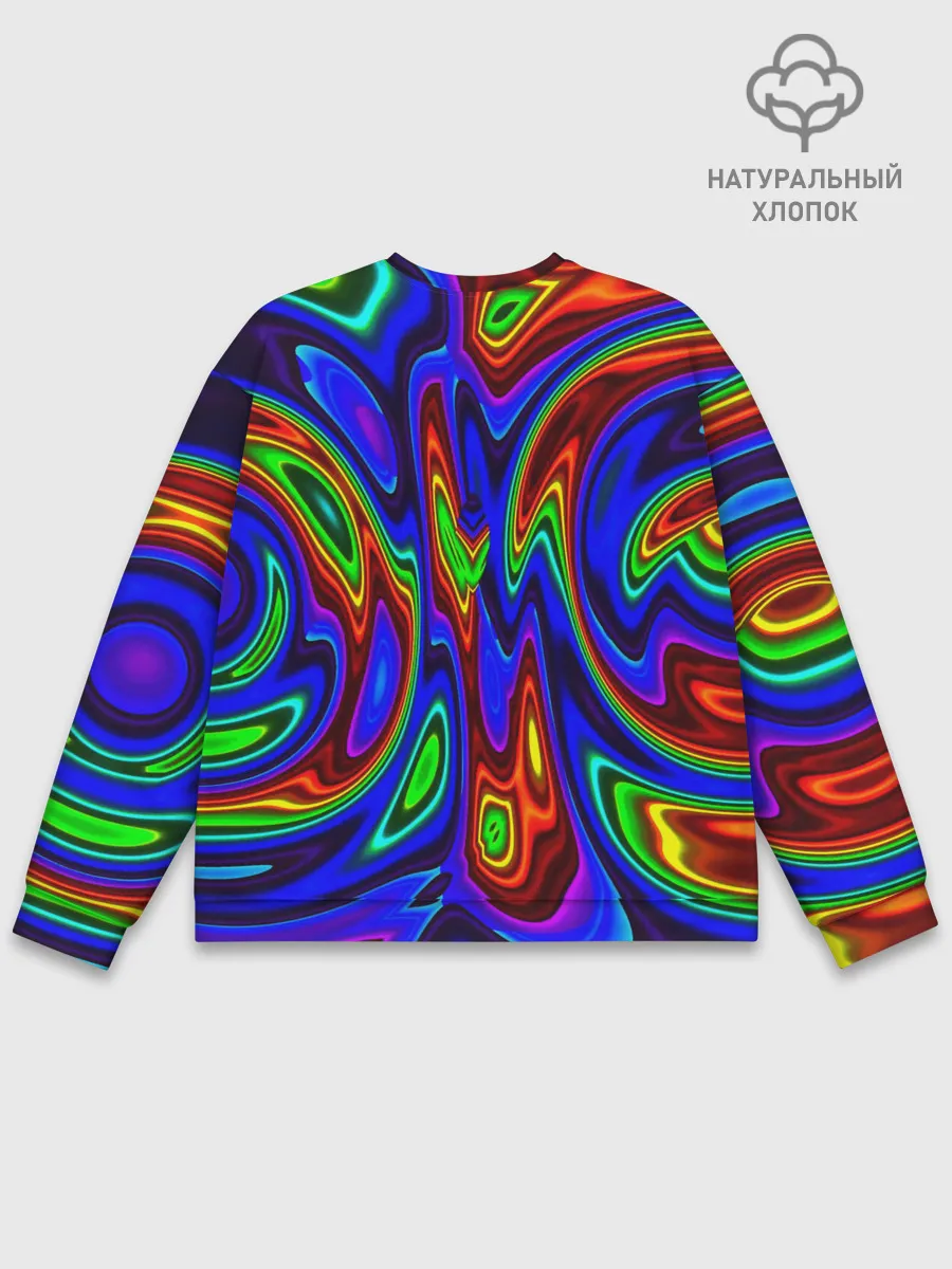 Мужской свитшот базовый / НЕОНОВЫЕ КРАСКИ