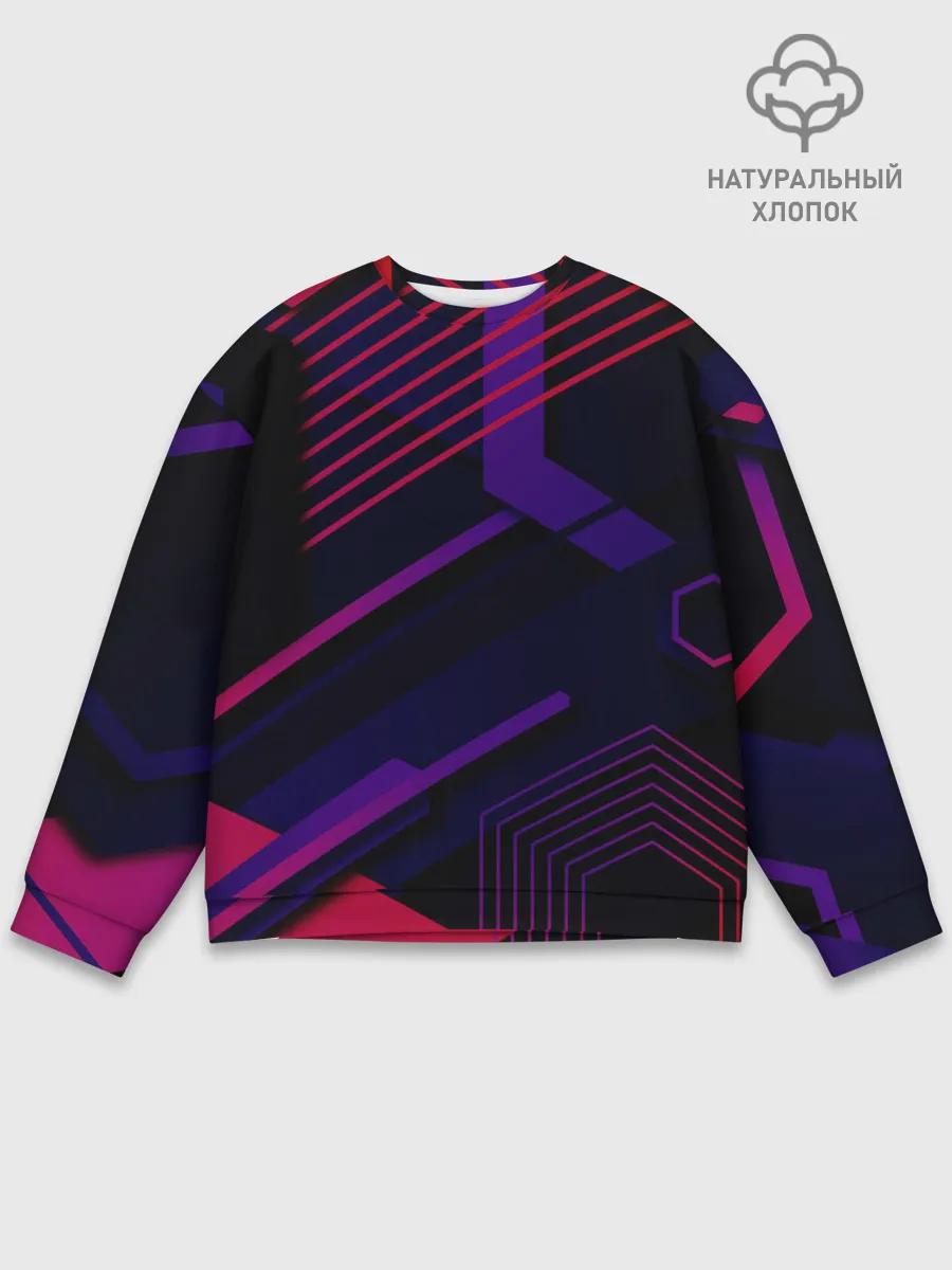 Мужской свитшот базовый / Modern Geometry