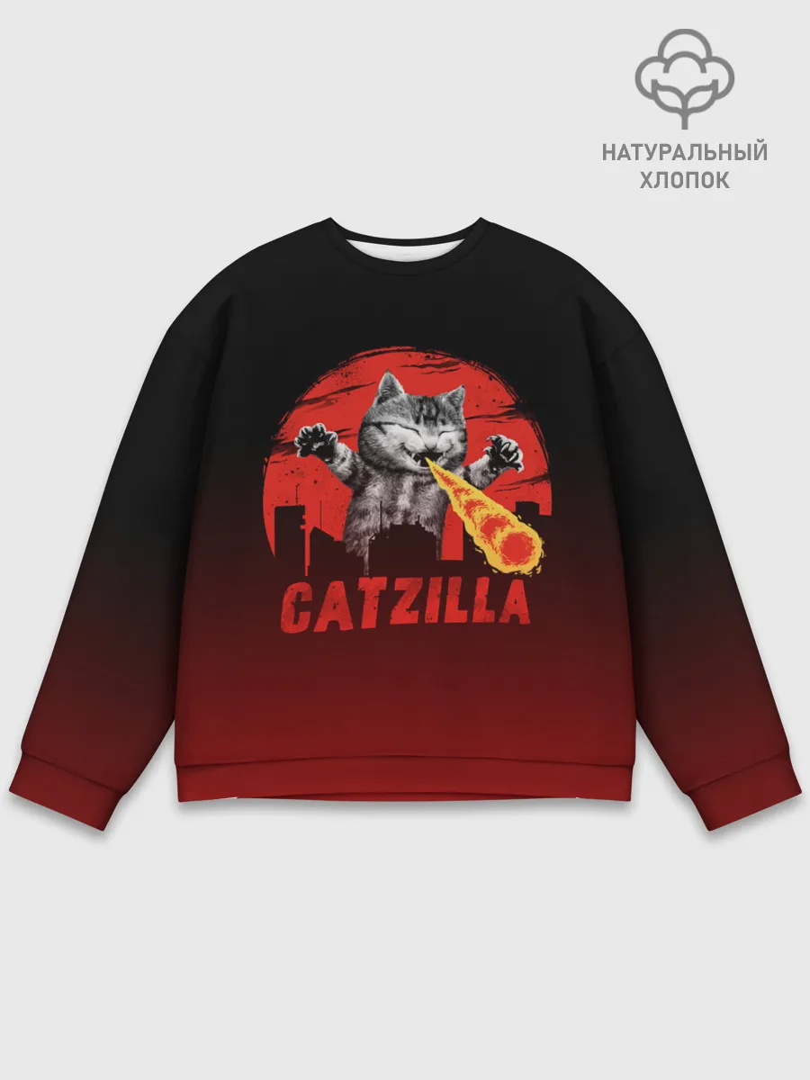 Мужской свитшот базовый / CATZILLA | КЭТЗИЛЛА