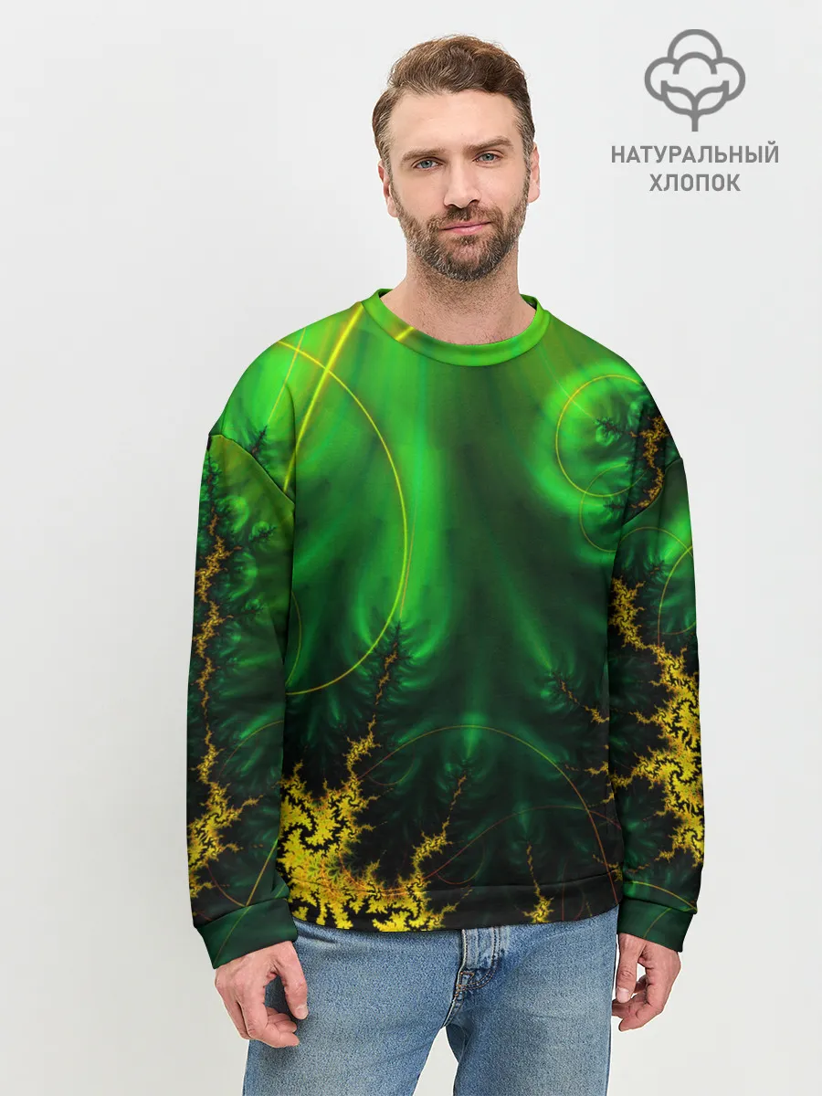 Мужской свитшот базовый / GEOMETRY COLOR