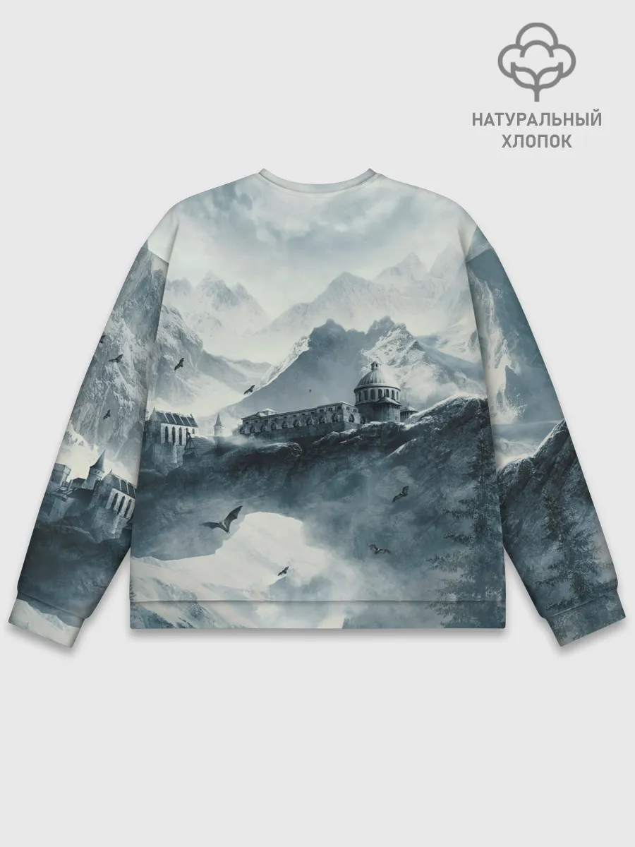 Мужской свитшот базовый / Skyrim Warrior