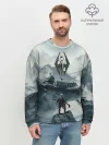 Мужской свитшот базовый / Skyrim Warrior