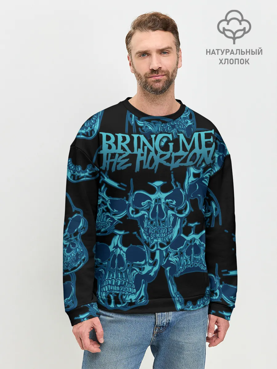 Мужской свитшот базовый / Bring Me the Horizon
