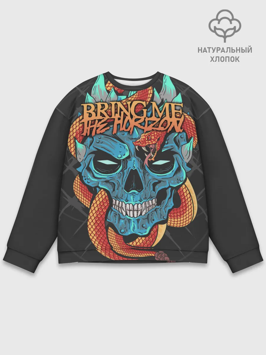 Мужской свитшот базовый / Bring Me the Horizon