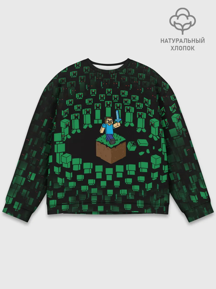 Мужской свитшот базовый / MINECRAFT