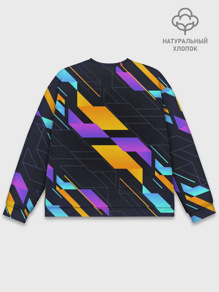 Мужской свитшот базовый / Modern Geometry