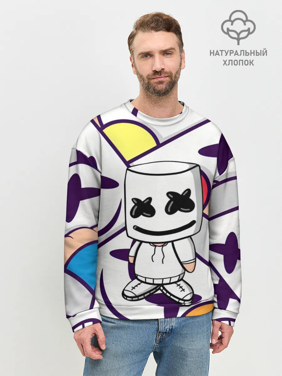 Мужской свитшот базовый / MARSHMELLO