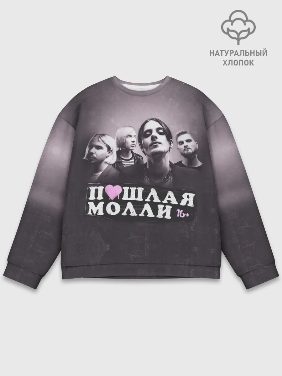 Мужской свитшот базовый / ПОШЛАЯ МОЛЛИ