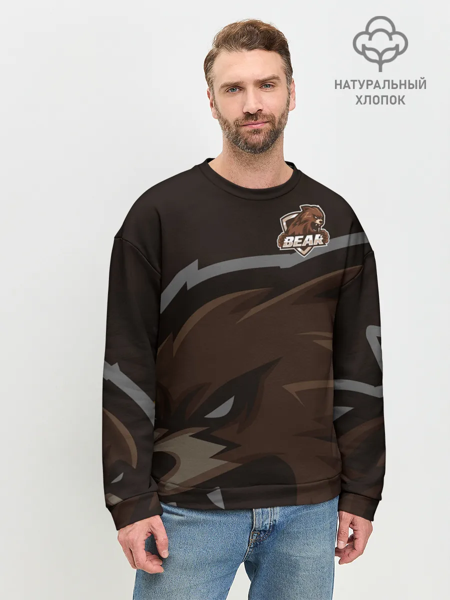 Мужской свитшот базовый / Форма Bear