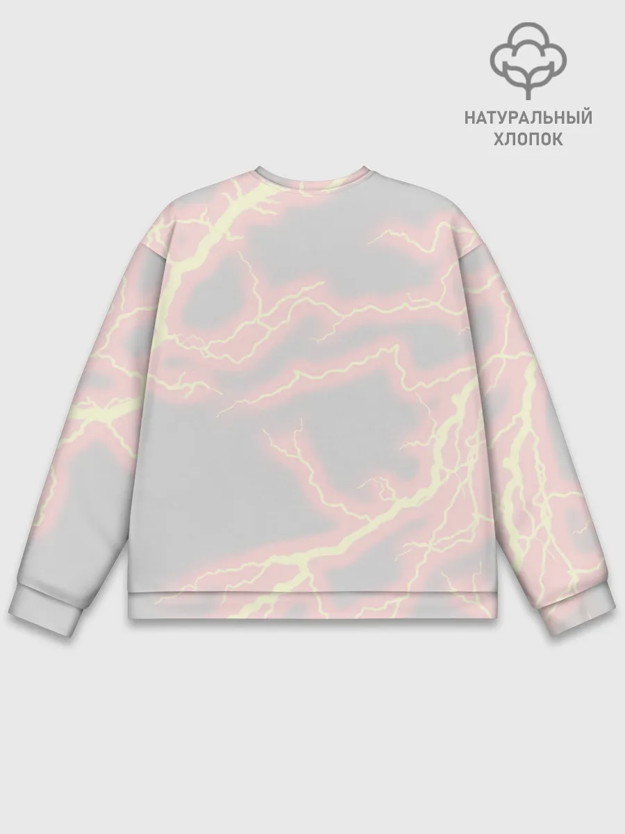 Мужской свитшот базовый / Kimetsu no yaiba достает меч