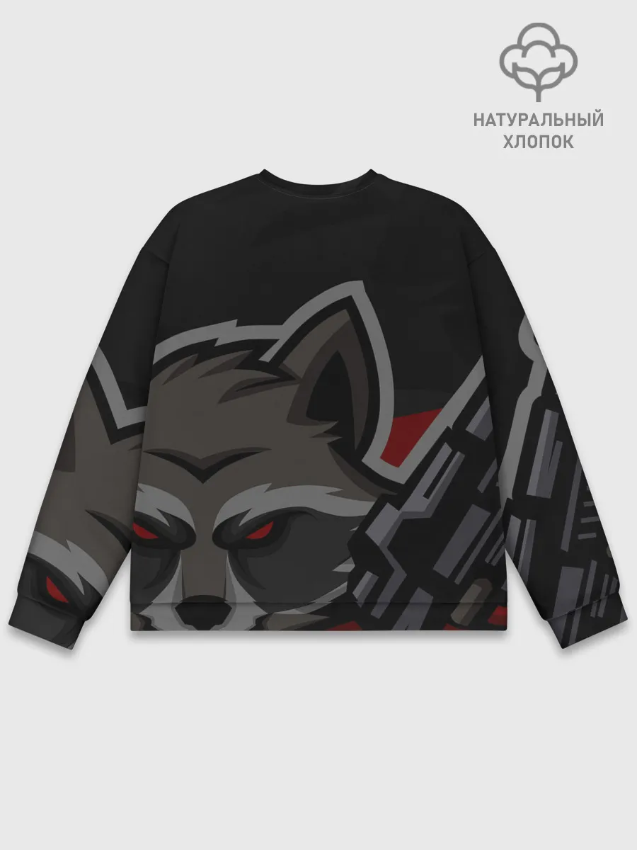 Мужской свитшот базовый / Форма Bad Raccoon