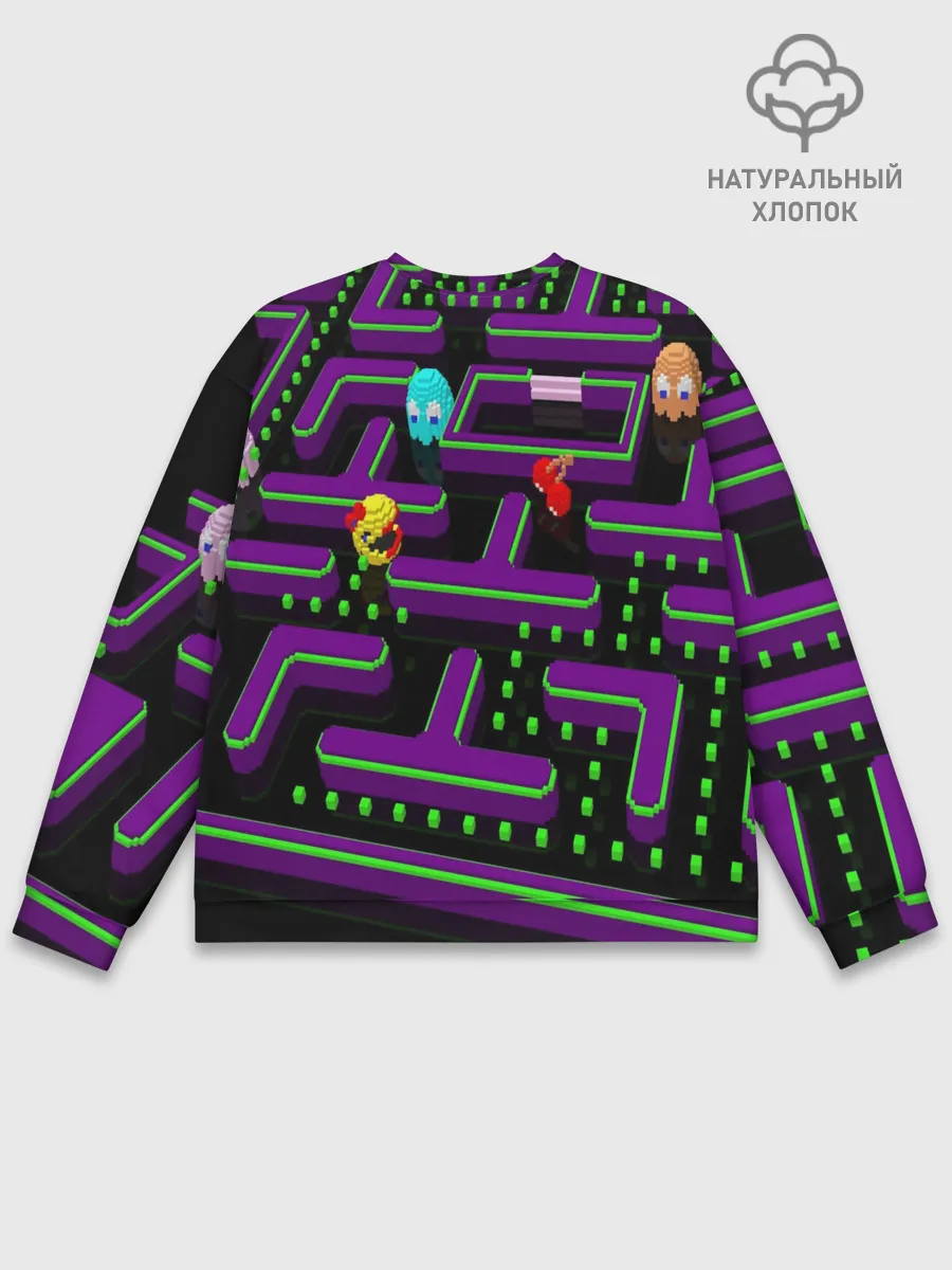 Мужской свитшот базовый / PAC-MAN 3D