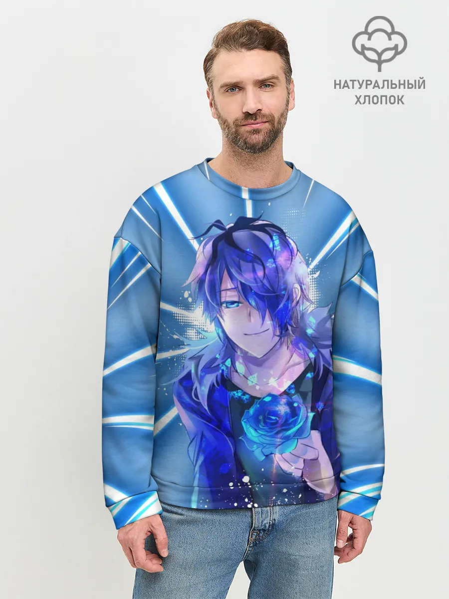 Мужской свитшот базовый / Аниме.. Роза