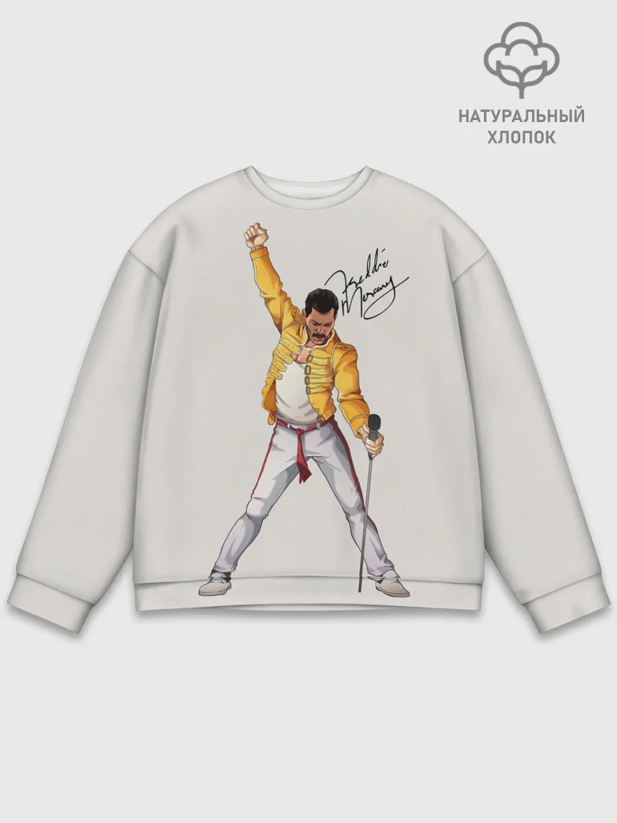 Мужской свитшот базовый / Фредди Меркьюри автограф