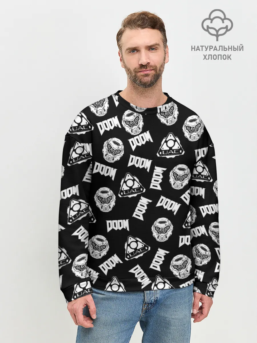 Мужской свитшот базовый / Doom Eternal