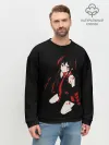 Мужской свитшот базовый / Anime Girl red