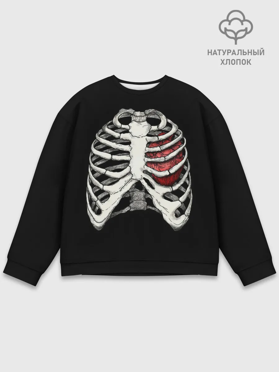 Мужской свитшот базовый / My Heart