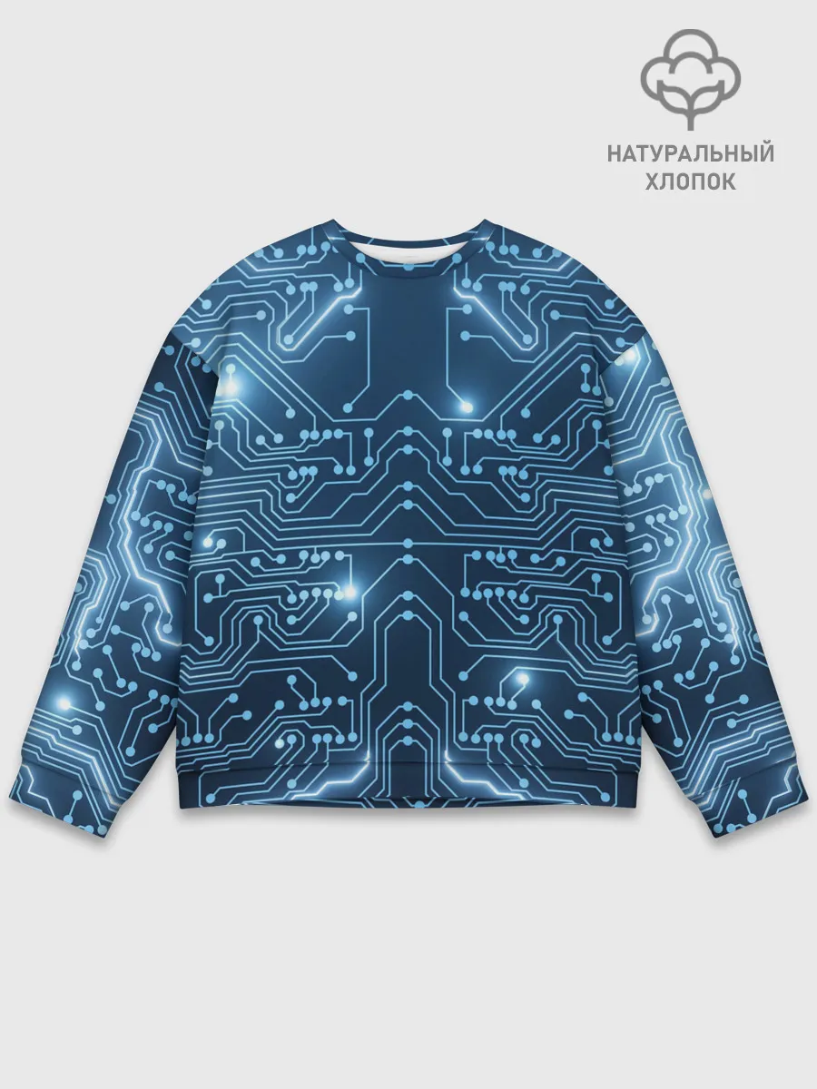 Мужской свитшот базовый / Системная плата