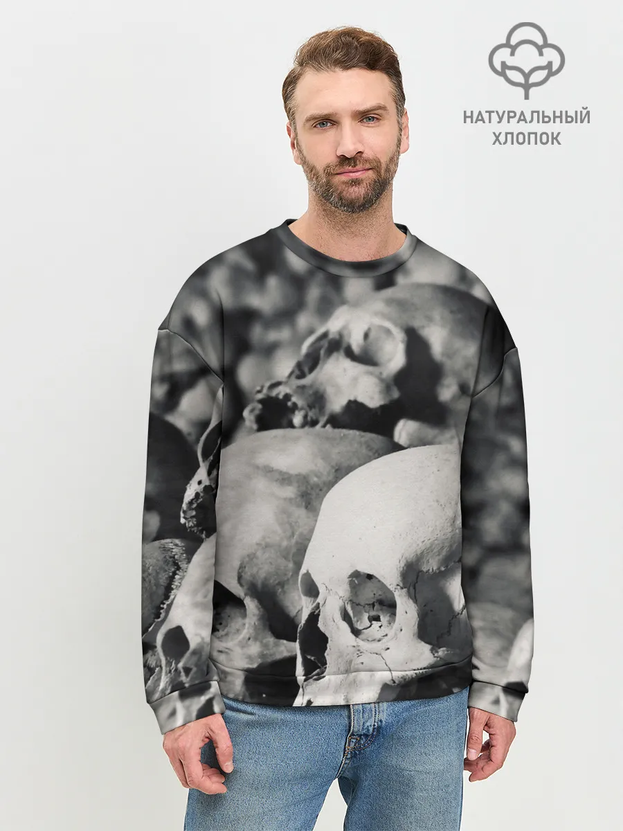 Мужской свитшот базовый / ЧЕРЕПА