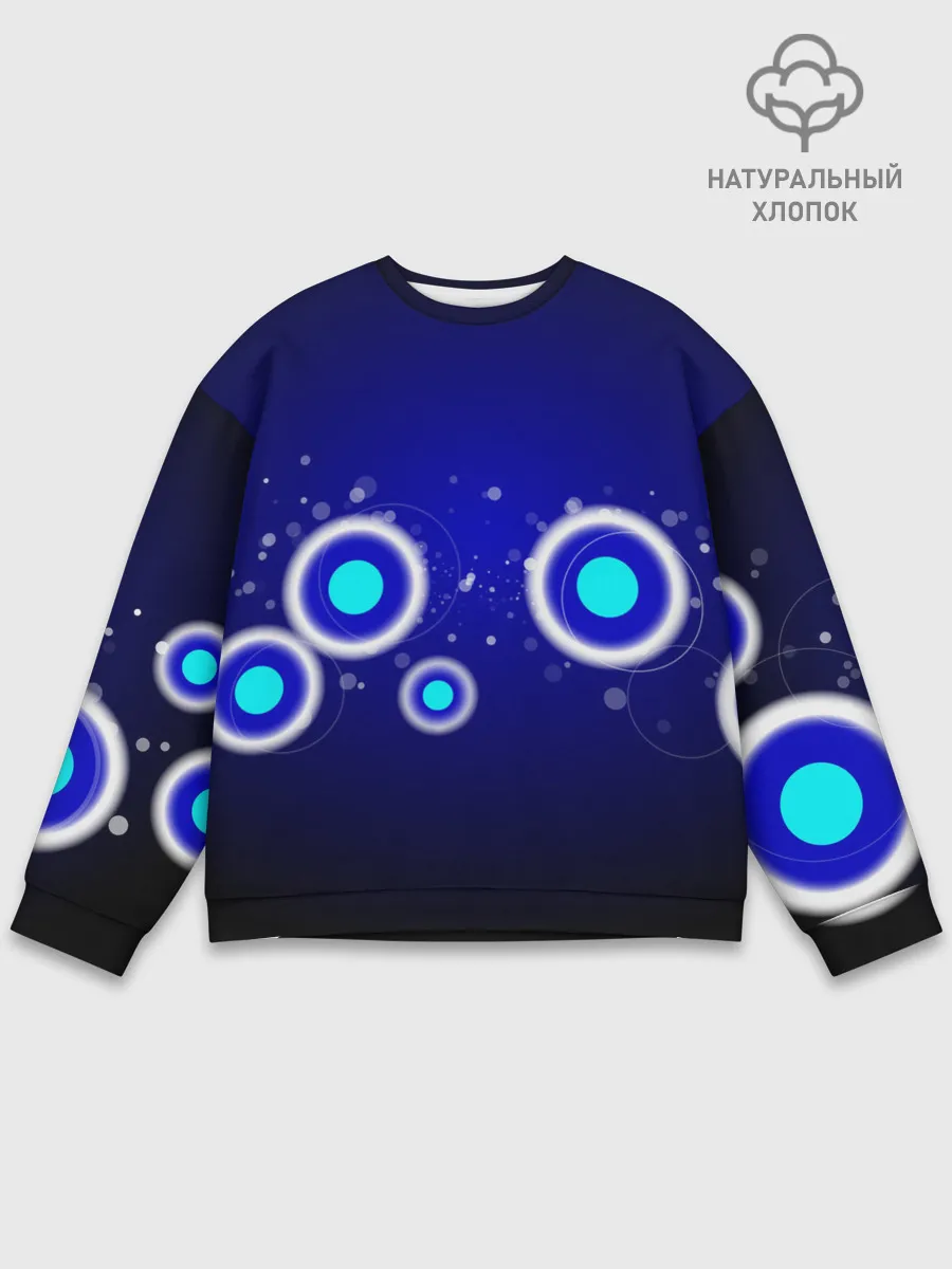 Мужской свитшот базовый / Молекулы