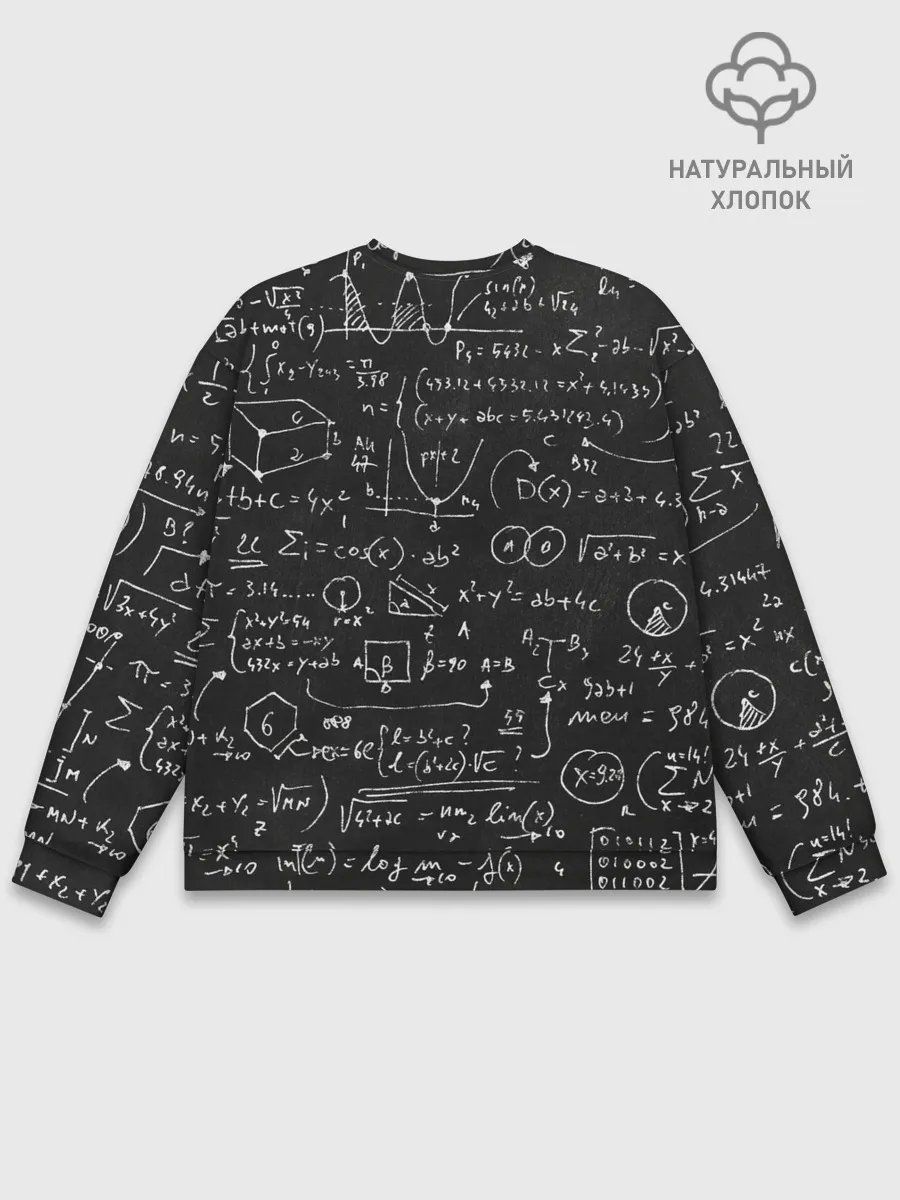 Мужской свитшот базовый / Математические формулы