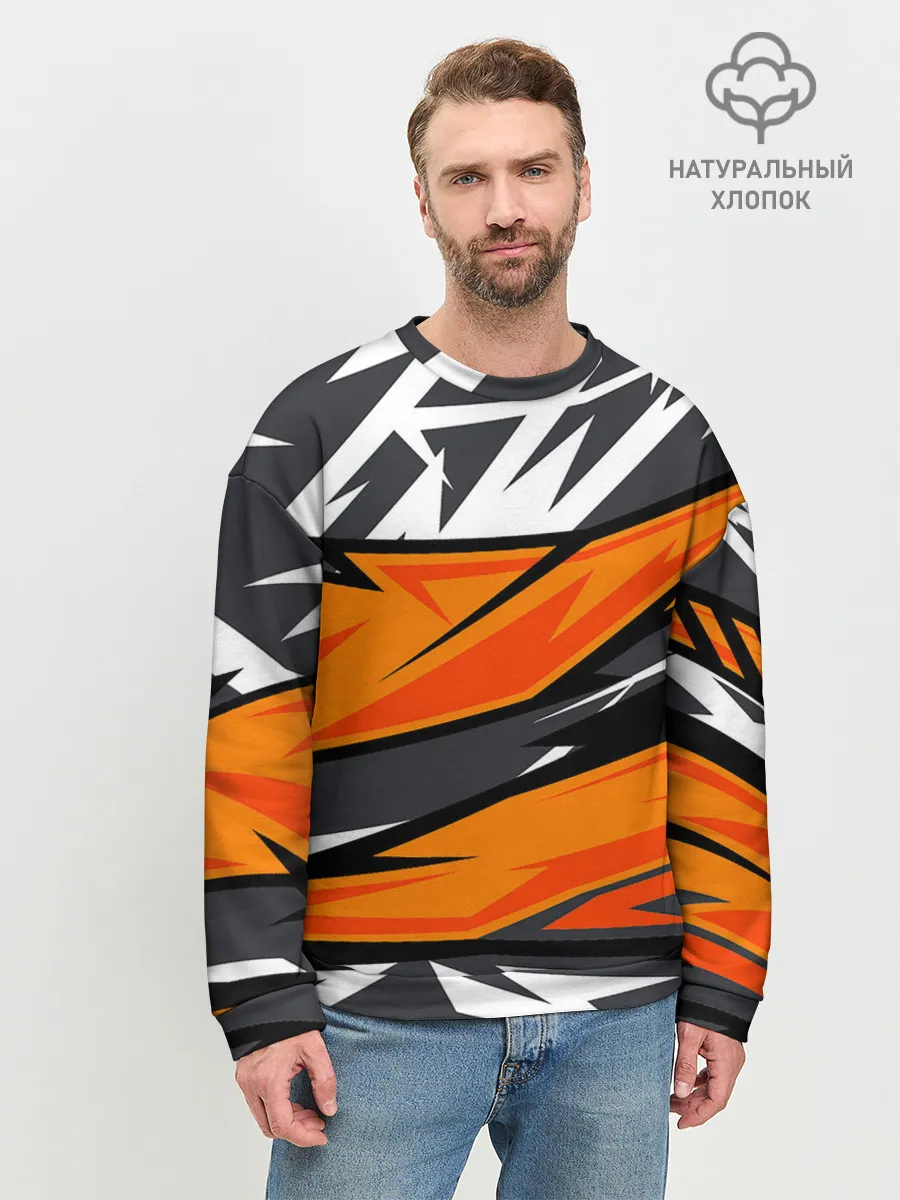 Мужской свитшот базовый / corner camouflage